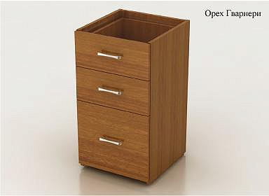 МЕТ Лугано ТМ09.11 Каркас приставной файловой тумбы МЕТ