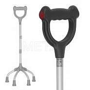 MIKIRAD 16/MR.L Трость четырехопорная с рукояткой, защищённой от соскальзывания руки от производителя