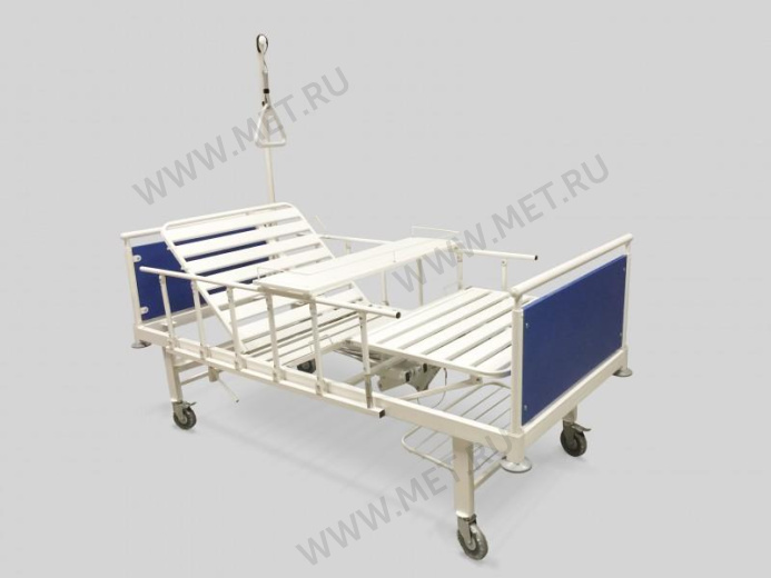 КМФ-943 БЕЛАЯ (КМФ-9-4-3-G-СП-МД-К) Функциональная кровать с регулировкой четырёхсекционного ложа на пневмопружинах от производителя