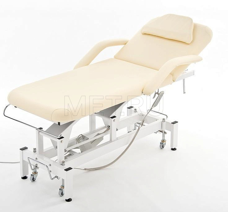 DB-9 (КО-022) Стол массажный стационарный с электроприводной регулировкой высоты, кремовый