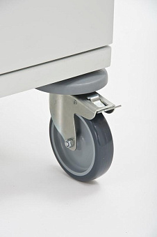 Столик мобильный для анестезиолога с полкой для записей