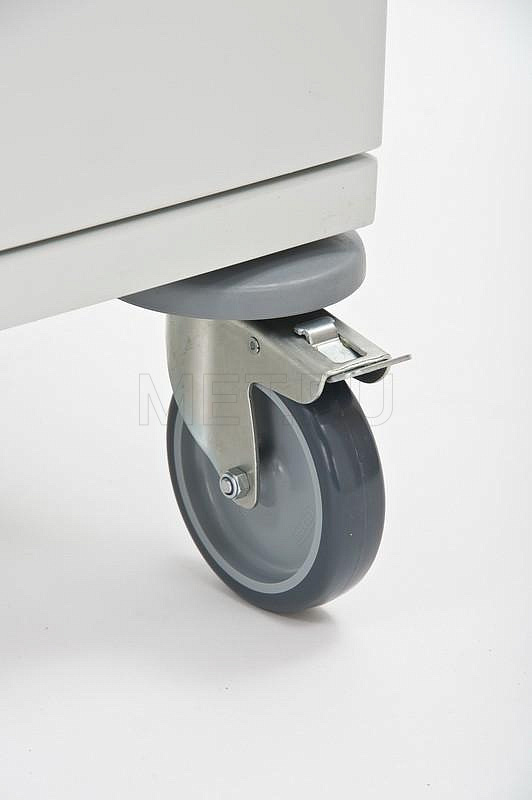 МЕТ AR–45 - полимер Столик мобильный для анестезиолога с полкой для записей МЕТ