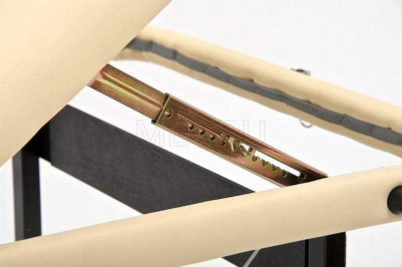 Wendermann Steel 02  (JFST02) Удлиненный до 195 см раскладной массажный стол на стальном каркасе, кремовый