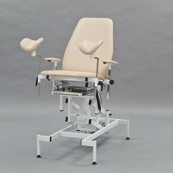  Гинекологическое кресло на гидроприводе, бежевое