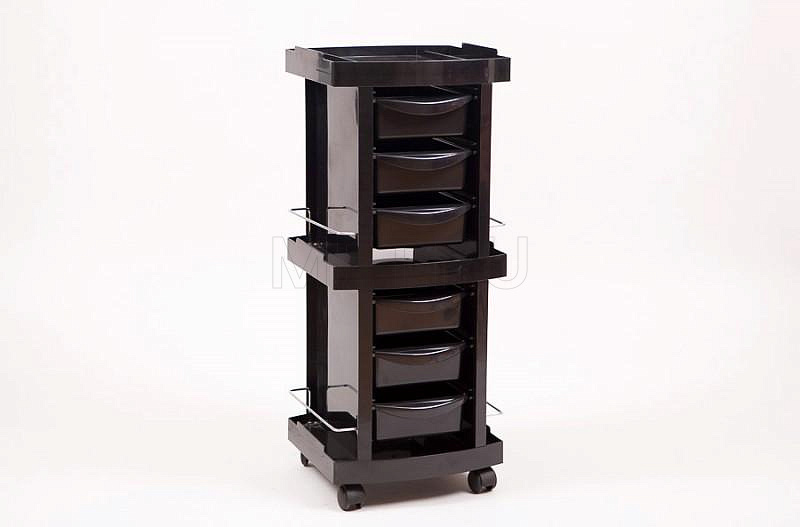 SD-3019В Тележка парикмахерская чёрная