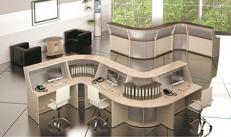 РОВЕР М61 Прямая секция ресепшн (824х944х1235 мм) от производителя