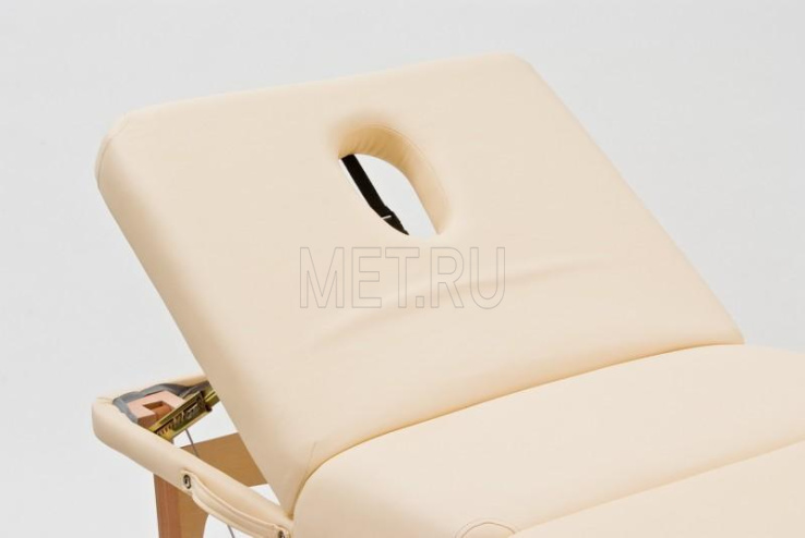 JFMS03R кремовый Мягкий массажный стол с усиленной рамой из бука - серия Professional МЕТ