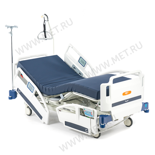 MET A8 Кровать реанимационная с панелью управления для медсестры и пультом пациента от производителя