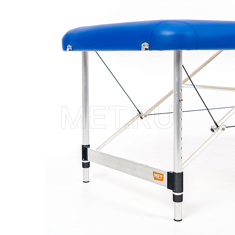 MET Comfort A2 Стол массажный СУПЕРЛЕГКИЙ, алюминий, синий МЕТ