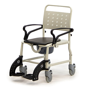 Санитарный стул черного цвета