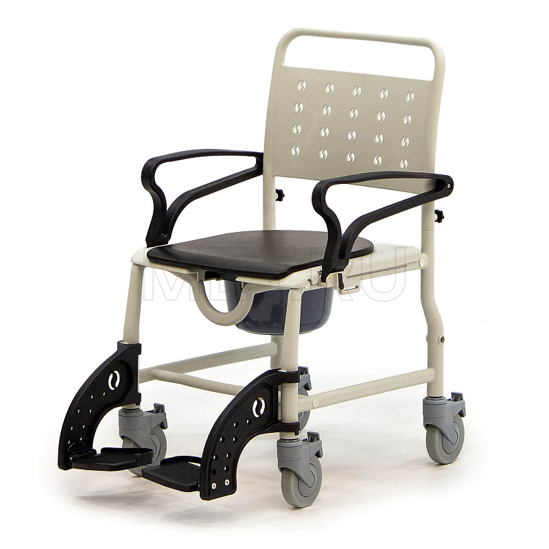 Y MET BASTI Санитарный стул черного цвета MET