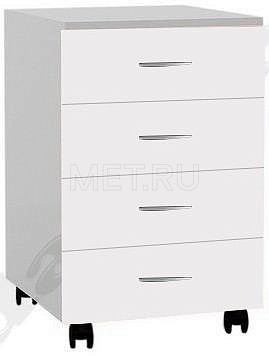 ТМ.09.00 Тумба прикроватная (4 ящика) БЕЛАЯ от производителя