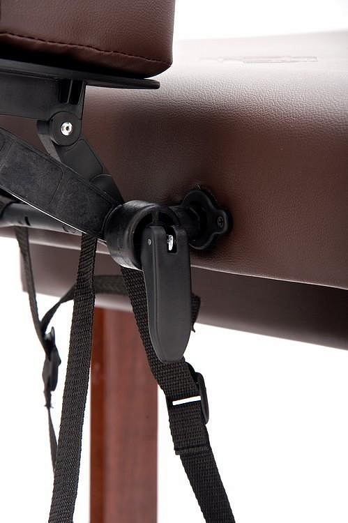 FIX-1A Стол массажный стационарный с рамой из бука, коричневый MET