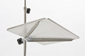 Штатив из нерж стали со столиком для инфузоматов