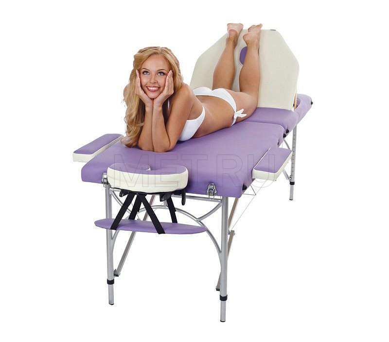 US MEDICA Tokyo Складной массажный стол с поднимающимся сегментом ножной панели