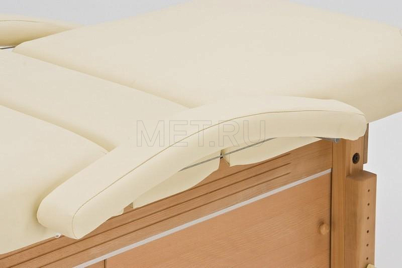 Wendermann Wood 2A Массажный стол стационарный с рамой из бука, кремовый