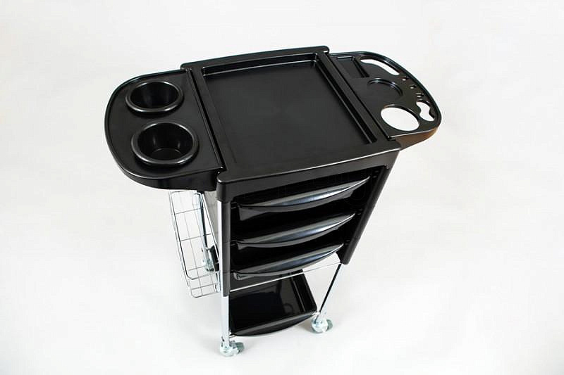 SD-3016В Тележка парикмахерская, чёрная