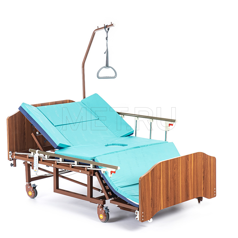 MET REVEL XL ( ширина 120 см) Электрическая фукциональная кровать для ухода за лежачими больными с переворотом и туалетом МЕТ