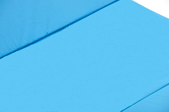 Матрас без Т/У голубой верх Пич скин, низ Дюспа 198x83x8 cм