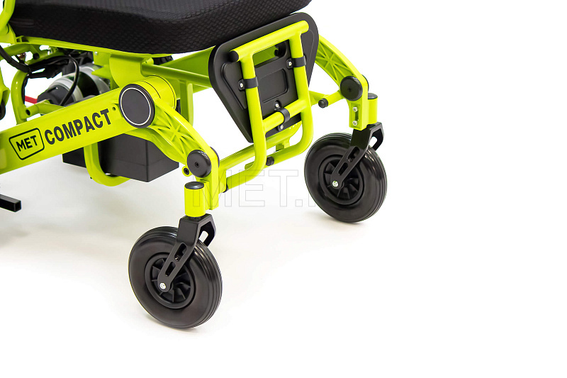 MET COMPACT 35 Кресло-коляска складная с электроприводом и 2 аккумуляторами МЕТ