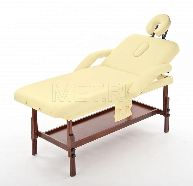 FIX-1A Стол массажный стационарный с рамой из бука, бежевый от производителя