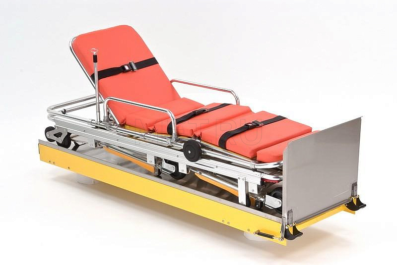 YDC-3A/4ПУ Каталка медицинская алюминиевая со съёмными кресельными носилками и приёмным устройством 4ПУ MET