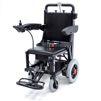 Кресло-коляска с электроприводом и лестничным подъемником 