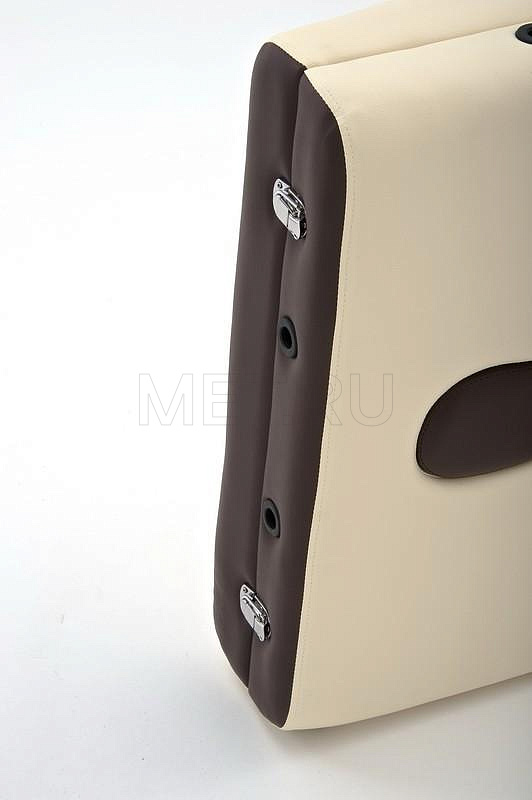 JFAL01 Массажный переносной стол на алюминиевом каркасе, Бежевый/коричневый MET