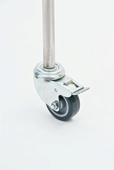 Ширма медицинская из нержавейки на колесах (одна секция)