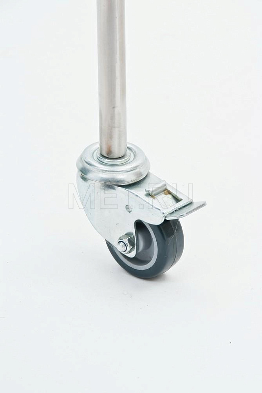 МЕТ AR-11 Ширма медицинская из нержавейки на колесах (одна секция) МЕТ