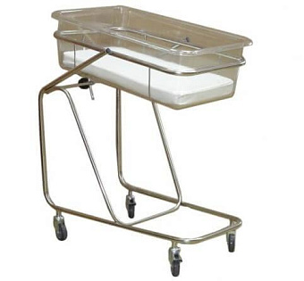 Кровать для новорождённых, каркас из нержавеющей стали