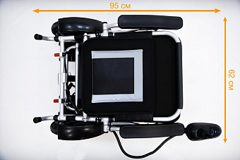 Компактное электрическое кресло-коляска с двумя мотор-колёсами