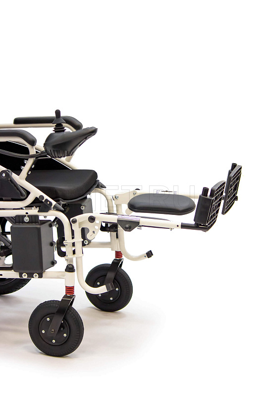 MET COMFORT 85 Электрическая, складная кресло коляска раскладываемая в горизонталь, с self-откидной спинкой MET