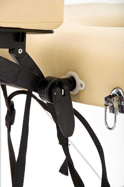 JFAL03А Легкий трёхсекционный алюминиевый массажный стол, бежевый MET