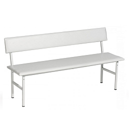 Медицинская банкетка со спинкой