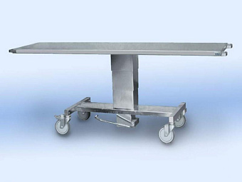 Тележка для анатомических отделений (стол Боброва) из нерж.стали