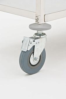 Тележка вспомогательная с 3-мя полками, Нерж.