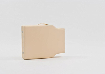 Складной массажный стол с рамой из бука, бежевый - серия Professional