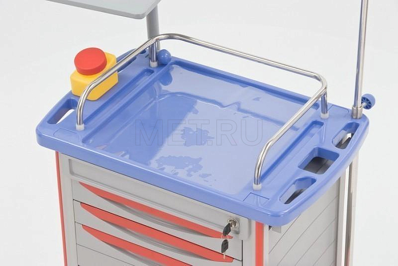 МЕТ ТP-520 Стол для экстренной реанимации с большим ящиком внизу от производителя