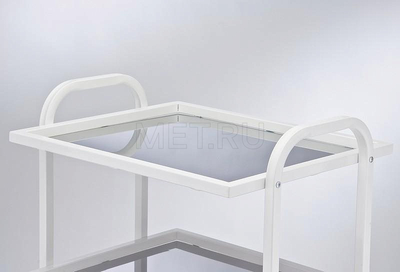 СИ.03.00 н/н/н Столик инструментальный с тремя полками из нержавейки МЕТ