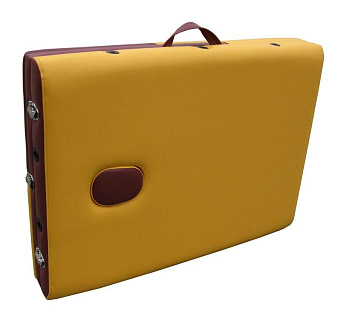 Складной массажный стол с поднимающимся сегментом ножной панели