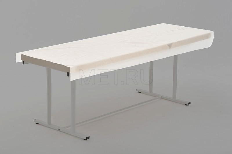 Комфорт, 20 шт/уп Одноразовая простыня из материала СМС, цвет белый 200х80 см MET