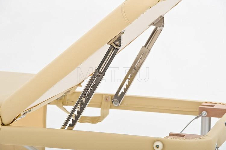 JFAL03А Легкий трёхсекционный алюминиевый массажный стол, бежевый МЕТ