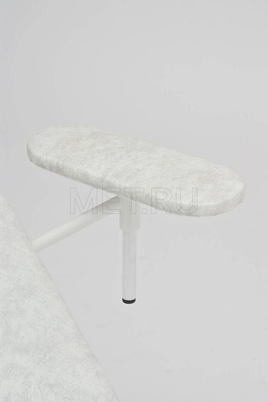 СМ.02.00.БО Массажный стол с регулировкой высоты, цвет - светло-серый мрамор МЕТ