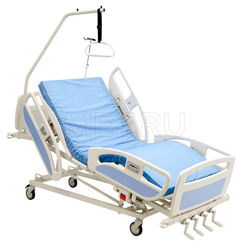 Госпитальная кровать пятифункциональная механическая с регулировкой высоты MET TATRA MEHANIK Госпитальная кровать пятифункциональная механическая с регулировкой высоты