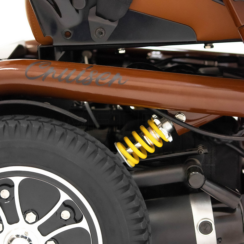 MET CRUISER 21 Кресло-коляска электрическая с сиденьем автомобильного типа коричневого цвета МЕТ