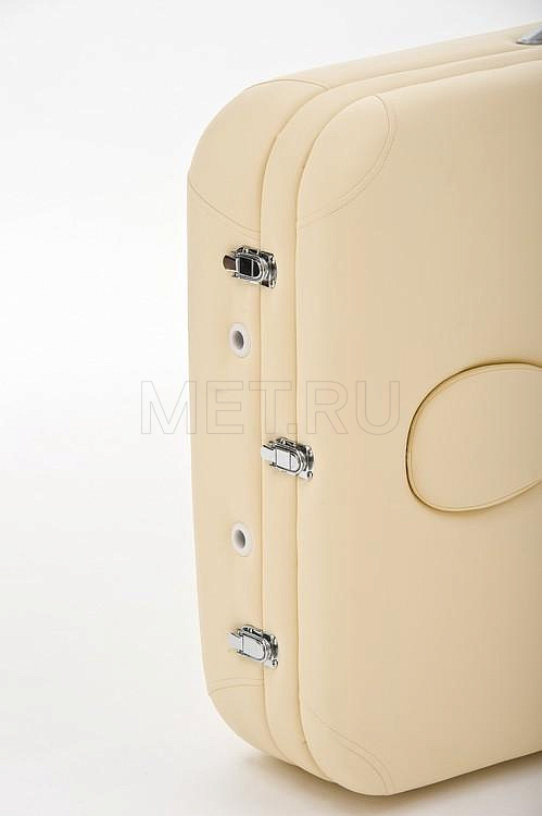 Wendermann Alum 03 Массажный стол 3-секционный,  с подъемным подголовником, кремовый MET