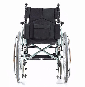 Кресло-коляска с амортизаторами на приводных колёсах, ширина сиденья 48 см