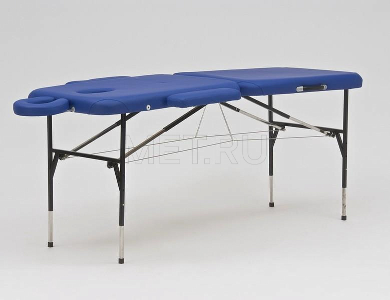 JFST01 Облегченный складной массажный стол со стальным каркасом, синий MET