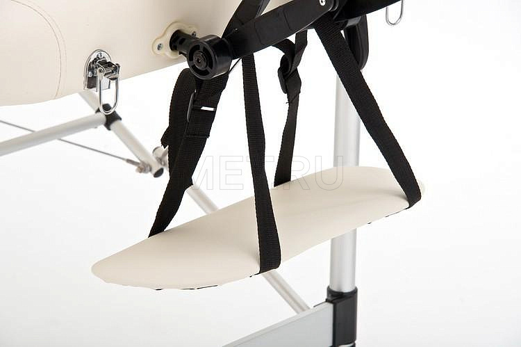 JFAL01А Легкий трёхсекционный алюминиевый массажный стол, кремовый от производителя